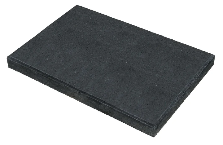 Grootformaat tegel 40x60x5 facet KOMO zwart Klein pakket 60x40x5cm Zwart