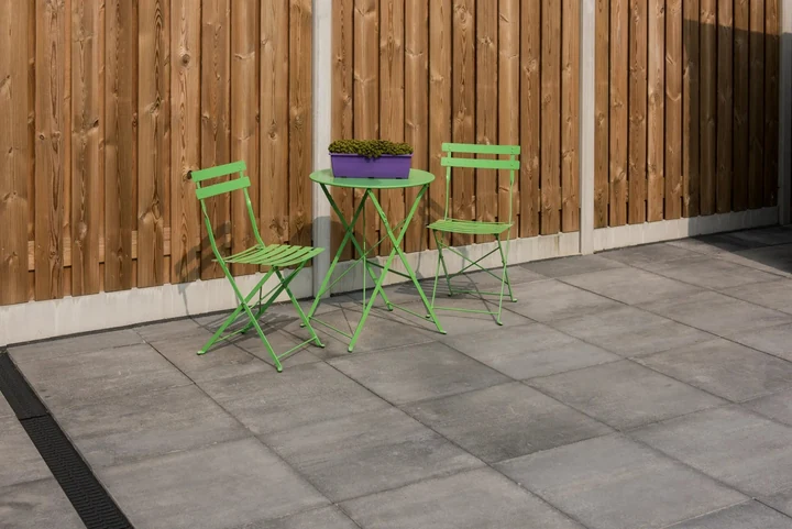 Tremico 4cm Zeeuws bont 60x60x4cm Wit,                                                             Zwart