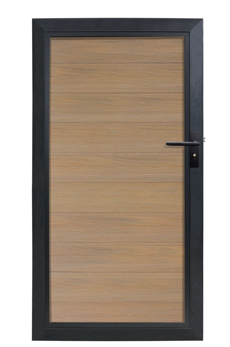 Composiet Tuindeur Teak Highlander composiet schuttingen