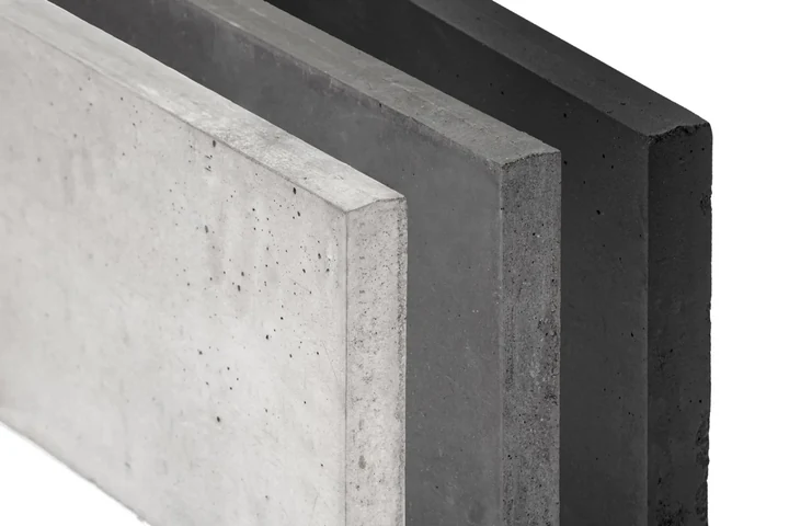 Beton-onderplaat Zaan gecoat H24xD3,5xL180cm 24x3.5x180cm Antraciet