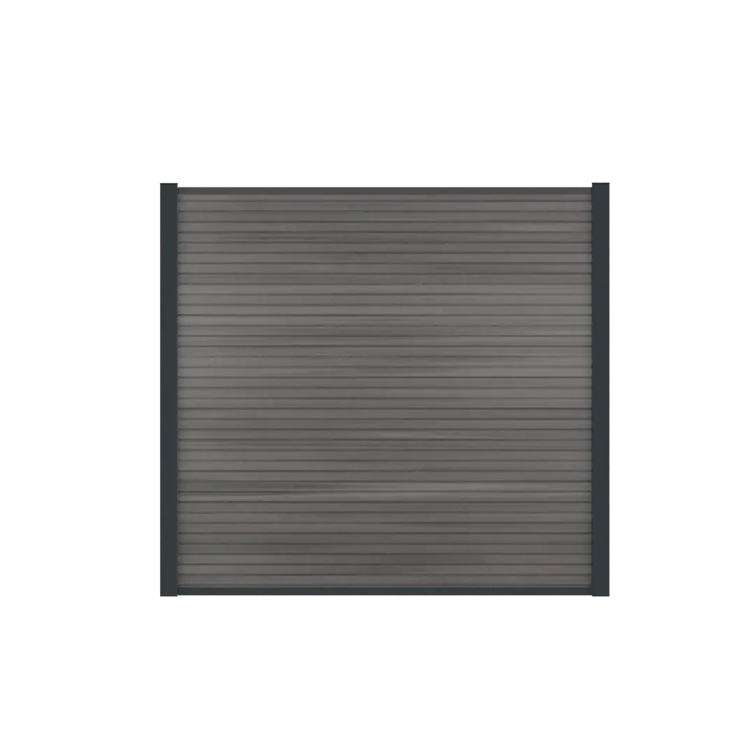WPC Boston Modern 21x160mm (wb 150mm) 178cm Dark Grey 98x183x3cm Grijs,                                                             Zwart