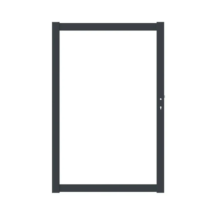 Boston Alu Poortframe 120x183cm RAL7016 incl. insteekslot 120xx183cm