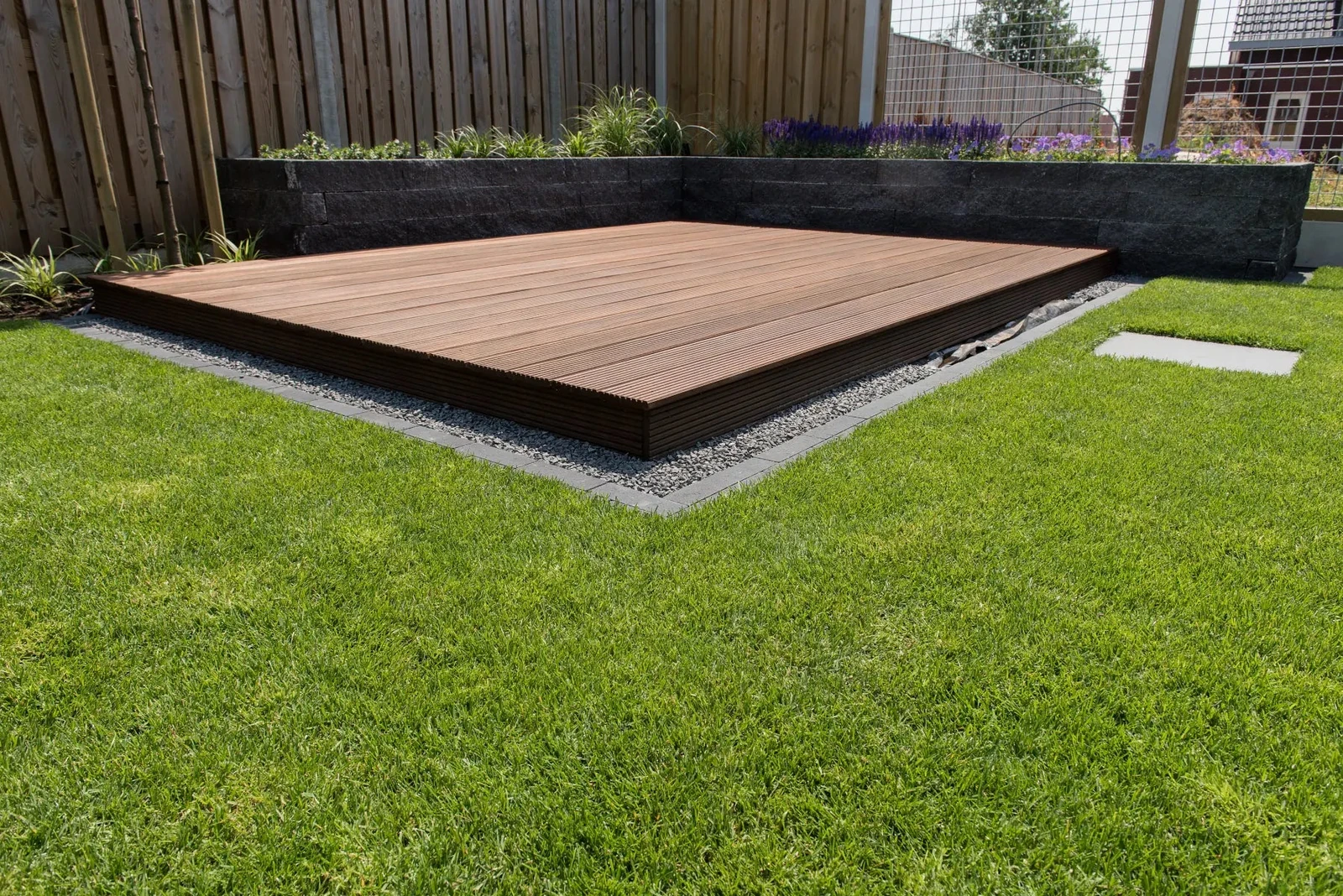 Bangkirai terrasplank glad/grof Premium 2,1x14,5x244cm 14.5x2.1x488cm Hout