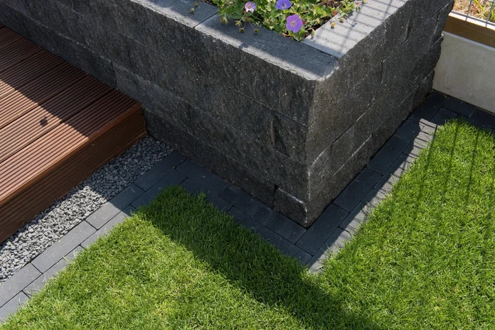 Wallblock Split 60x15x12cm Antraciet