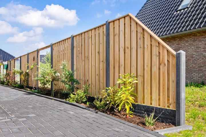 Tuinscherm Breukelen (19+2) Grenen groen geïmpregn.180x180cm 180x180x4.8cm Groen