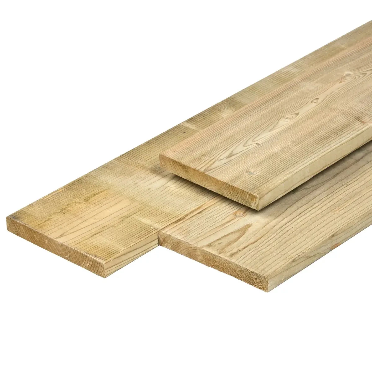 Tuinplank NE-Vuren Groen geimpre.Gedroogd/Gesch.1,9x14,5x360 14.5x1.9x360cm