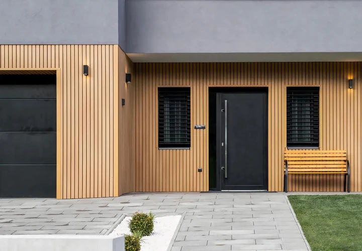 WPC WEO60 Gardenwall 33x170mm (wb 140mm) 290cm Cedar 17x3.3x290cm Hout