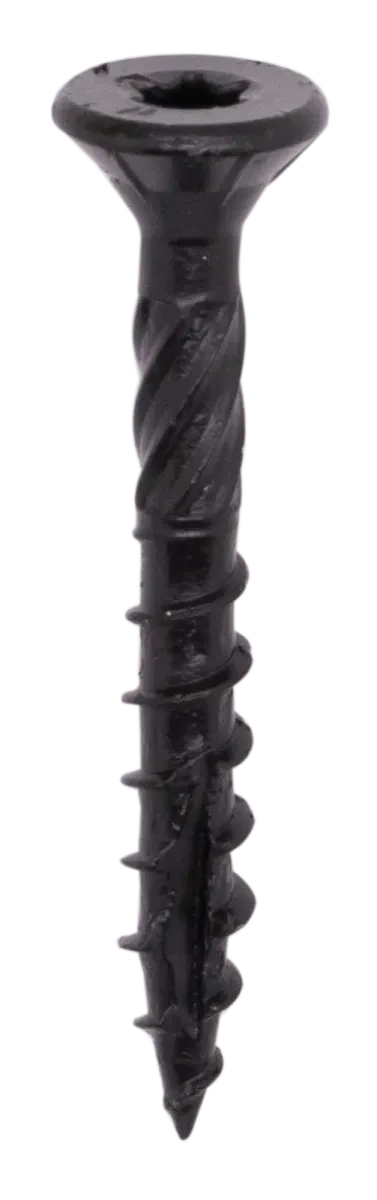 Woodies® Ult.Blackline 5x40/24 platverz.kop T25 shield zwart