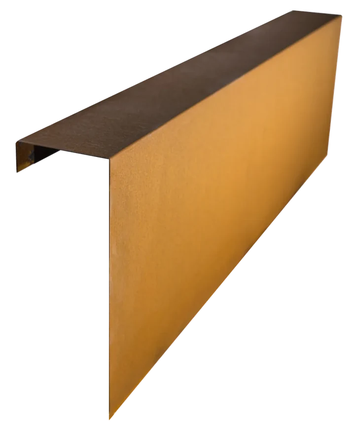 Overzetprofiel Muurblok Recht Corten 15x45x150cm
