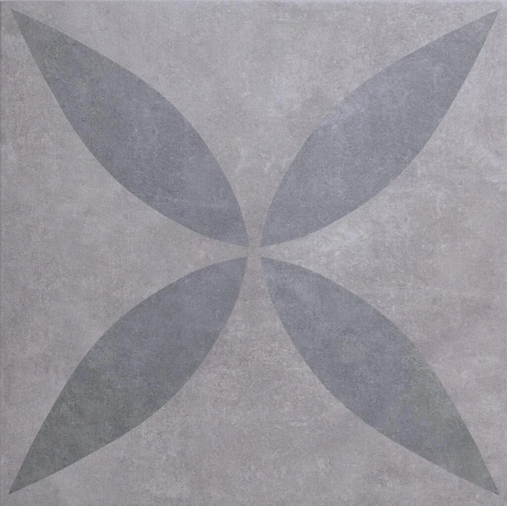 GeoCeramica® Ambiente 60x60x4cm Flower Greige keramische tegel