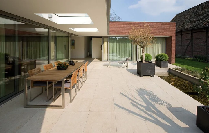 GeoCeramica® Terra 60x60x4cm Midden Grijs MBI keramische tegel