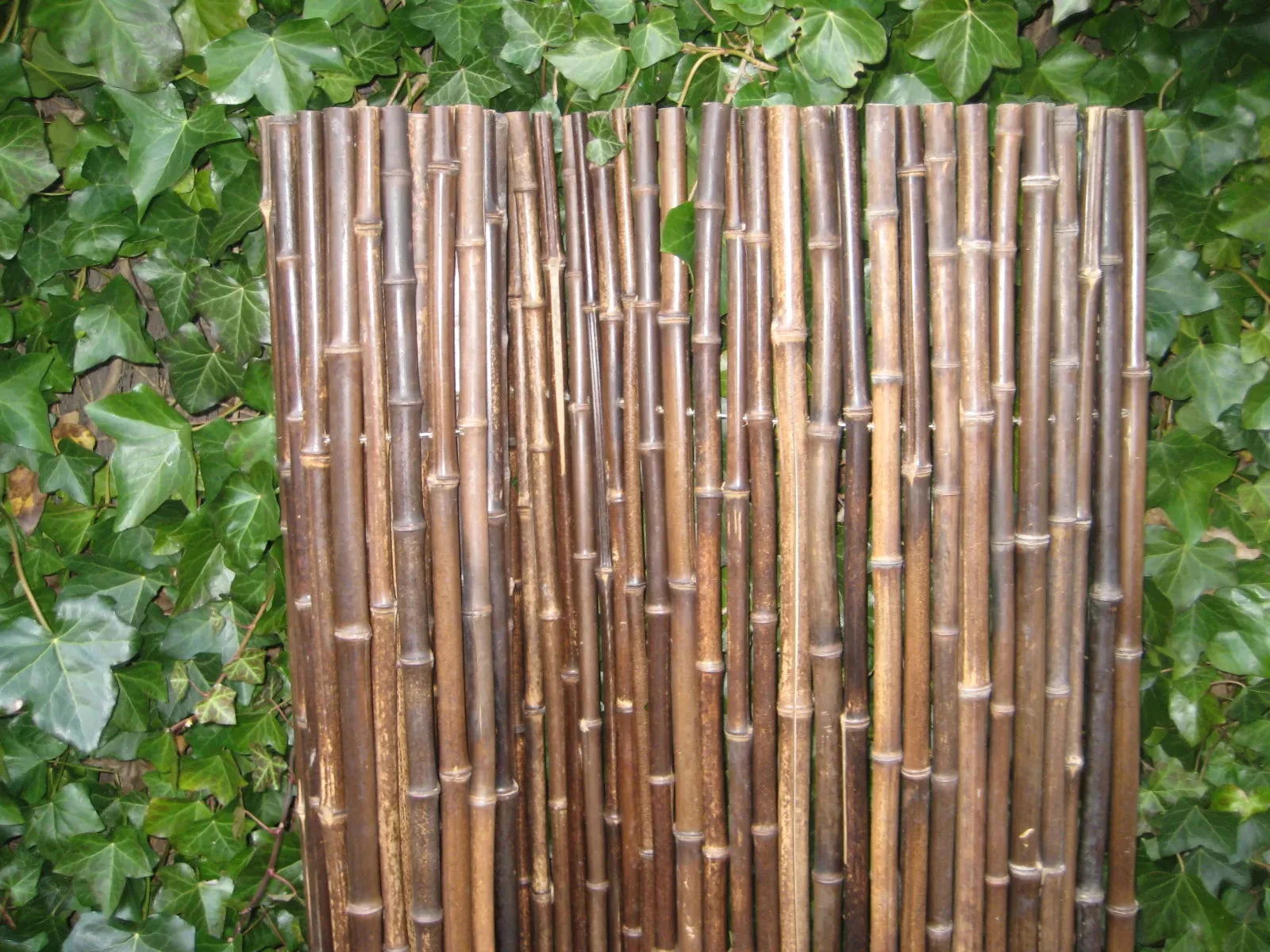 Bamboemat Black 180x180 180x180x3cm Zwart