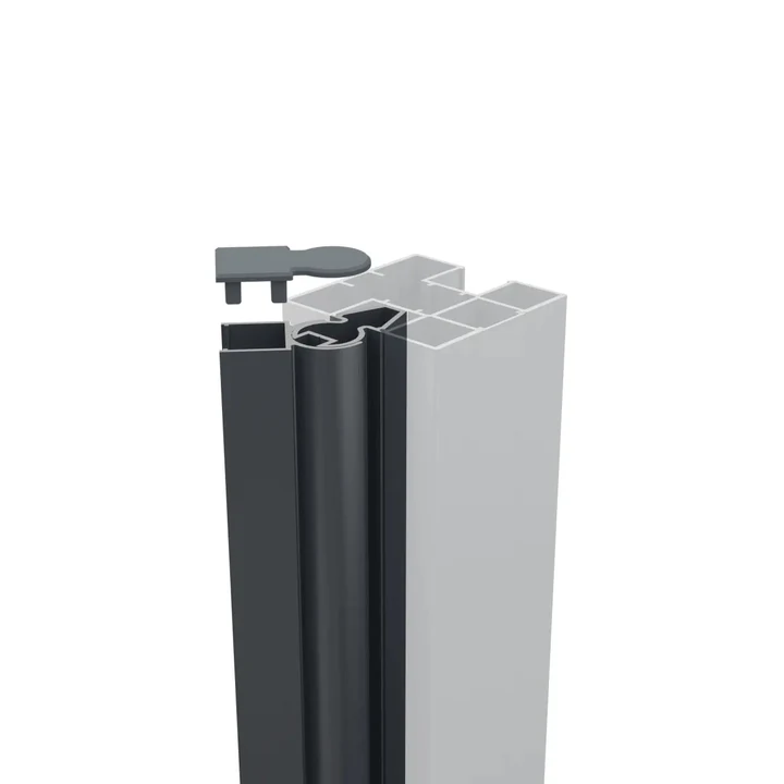 Boston Alu Variabel Hoekprofiel 200cm RAL7016 xx200cm