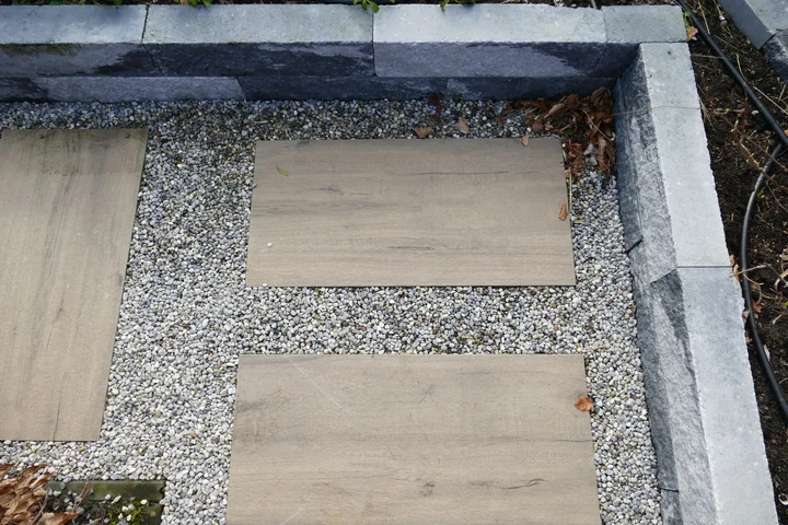 Wallblock SplitZeeuws Bont 60x15x12cm Wit,                                                             Zwart