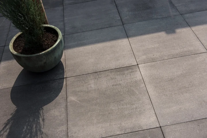 Tremico 6cm Zeeuws bont 60x60x6cm Wit,                                                             Zwart