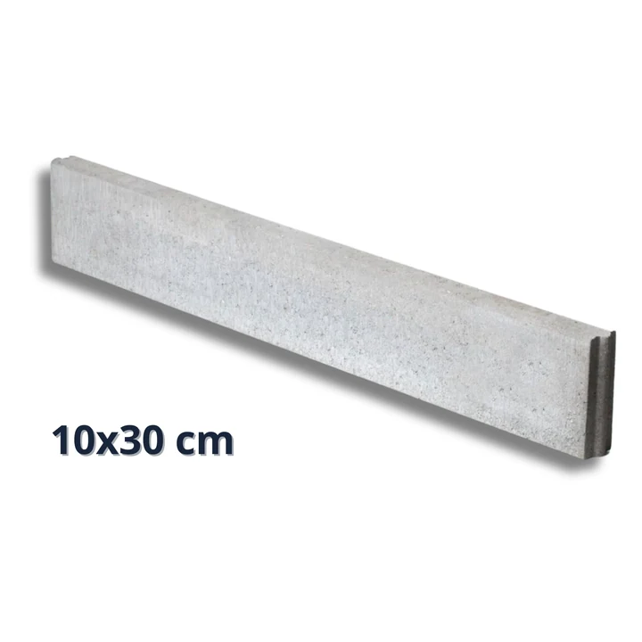 Opsluitband grijs 10x30x100 Tuinvisie