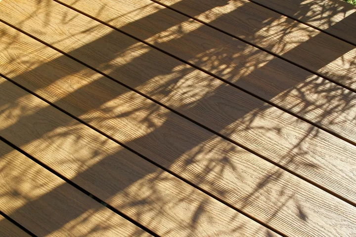 WPC Terrasplank RHK Premium 2,3x13,8x400cm Teak 13.8x2.3x400cm Bruin