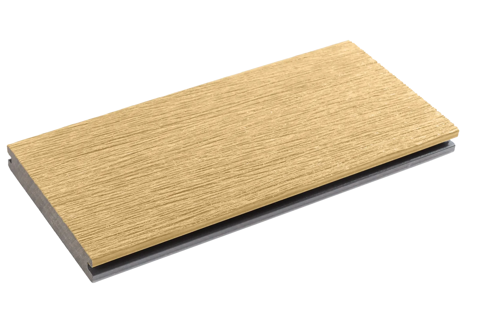 WPC Terrasplank Massief Vintage 2,3x13,8x400cm Lunar Grey/Ce 13.8x2.3x400cm Geel,                                                             Grijs