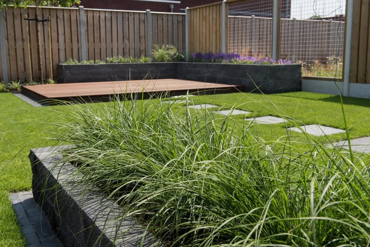 Bangkirai terrasplank glad/grof Premium 2,1x14,5x244cm 14.5x2.1x488cm Hout