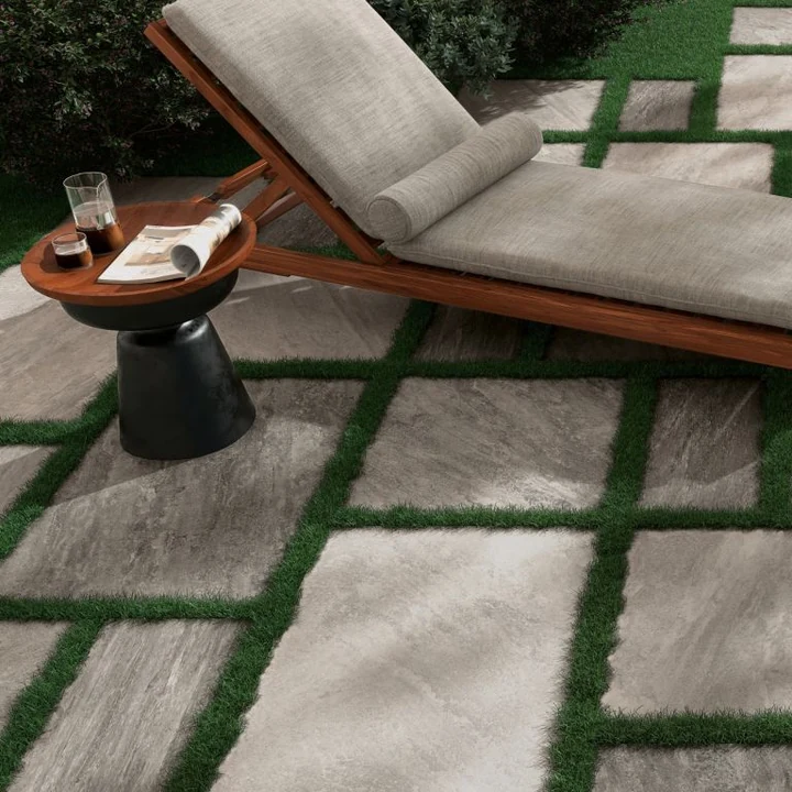 GeoCeramica® 2Drive 30x60x6cm Via Delle Alpi Quartzo Grigio