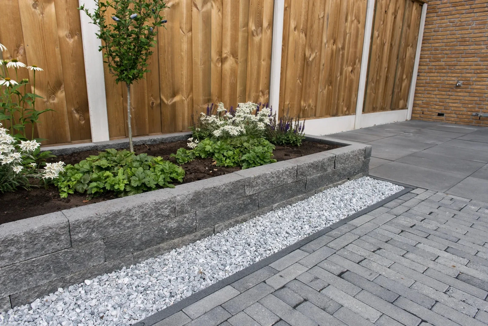 Wallblock Split 40x10x10cm Antraciet