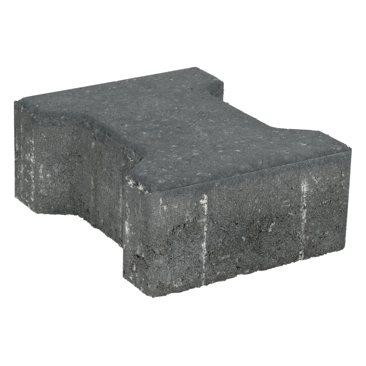 Ecotop Base H-verbandsteen 20x16,4/11,7x8 normaal facet antraciet KOMO PL2 20x16,4x8cm Antraciet