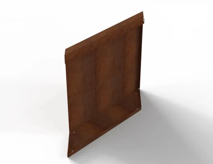 Bloembak Module+ Parallel paneel (E) 60x56 R 0,1x56x60cm