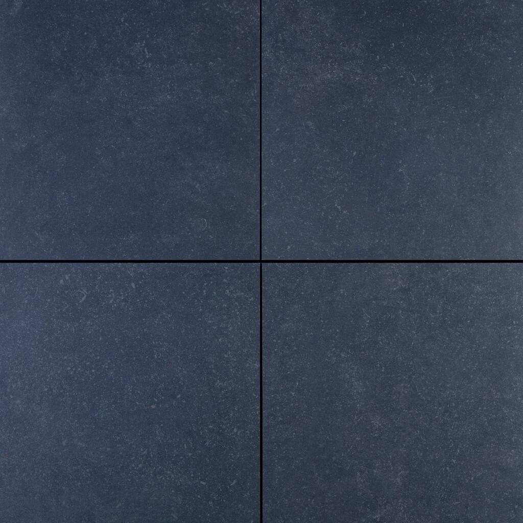 GeoCeramica® Impasto 80x80x4cm Negro MBI keramische tegel