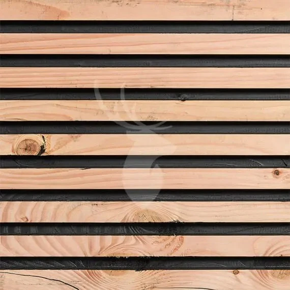 Triple Rhombus Douglas TwoTone Gedroogd Geschaafd 2,7x14x400 14x2.7x400cm Zwart