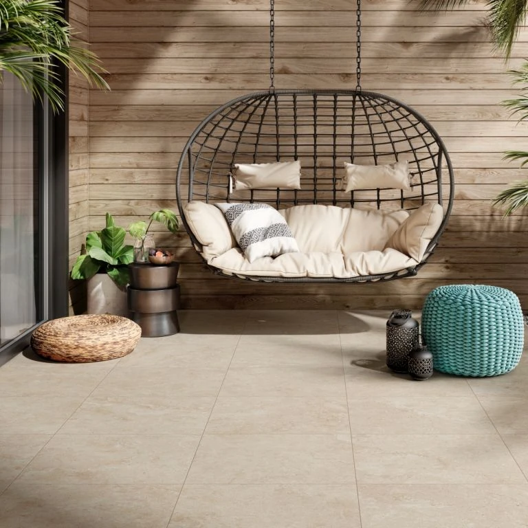 GeoCeramica® Framework Stone 60x60x4cm Beige