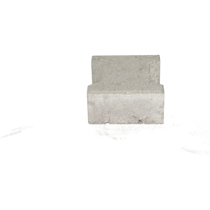 Basicstone H-verbandsteen 20x16,4/11,7x8 normaal facet grijs KOMO PL2 20x16,4x8cm Grijs