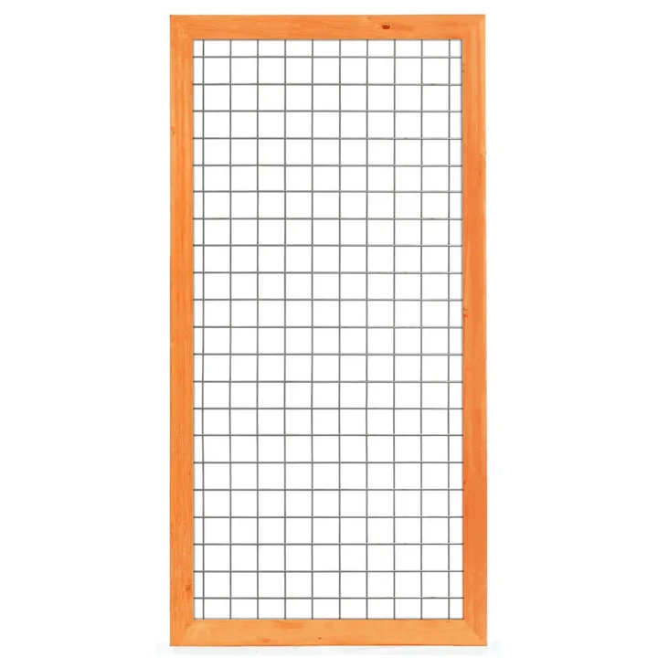 Gaaselement met kader Red Class Wood 90x180cm 90x180x4.5cm