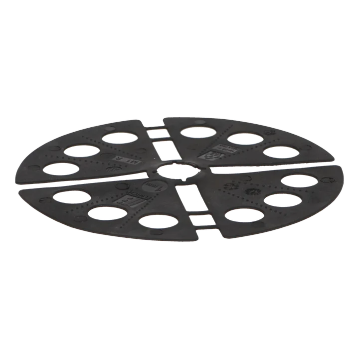 Rubber Verhoging Shim 1mm 0x0xcm Zwart