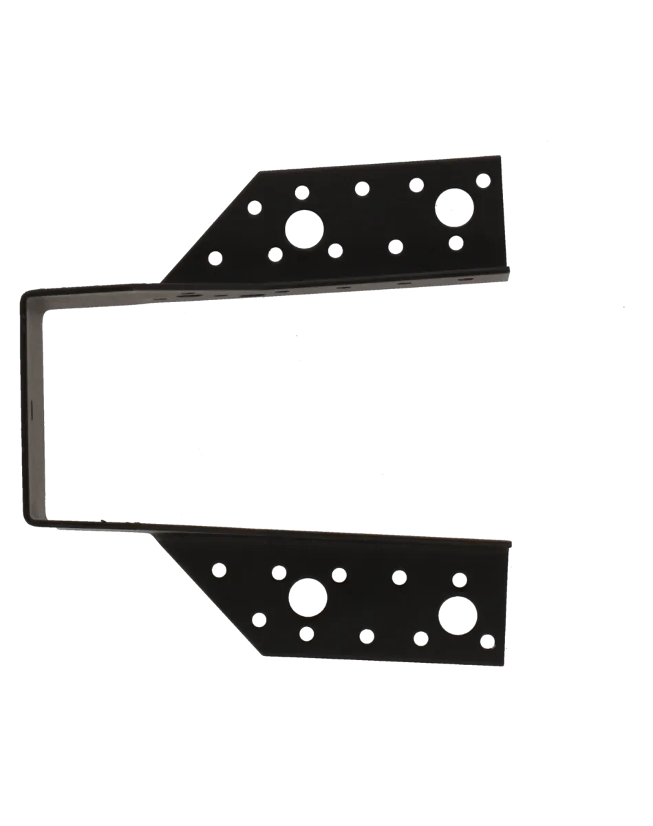 Raveeldrager zwaar 380x71mm zwart TXT