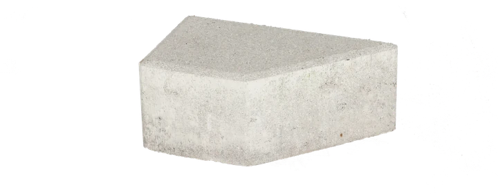 Ecotop Base Kepersteen 8cm tbv 21x10,5 normaal facet grijs PL3 17,5x10,5x8cm Grijs
