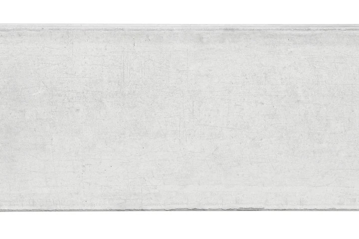 Beton-onderplaat Zaan wit/grijs H24xD3,5xL180cm 24x3.5x180cm Grijs,                                                             Wit