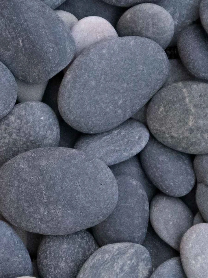 Beach pebbles zwart 5/8mm