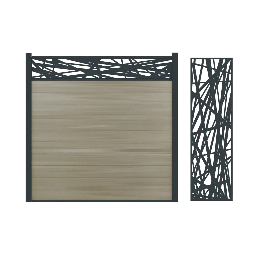 Boston Decopaneel Hera Verticaal 2x580mm 182cm RAL7016 58x0.2x182cm