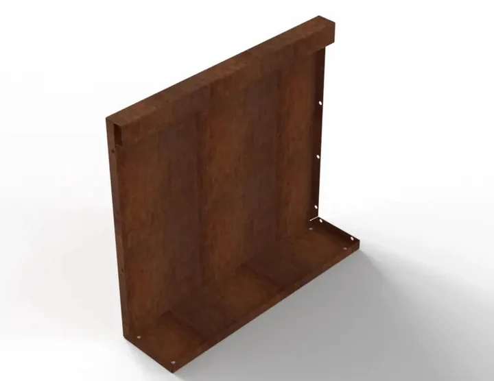 Bloembak Module+ Recht Paneel (A) 60x56 0,1x56x60cm