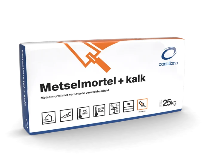Cantillana Metselmortel+kalk 120 M5 A/B PE zak