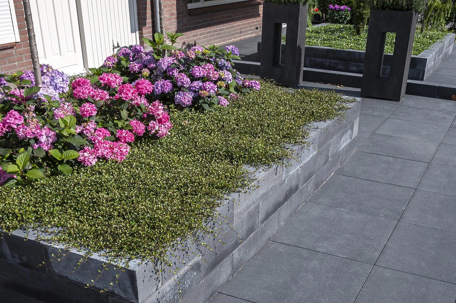 Trottoirtegels Antraciet