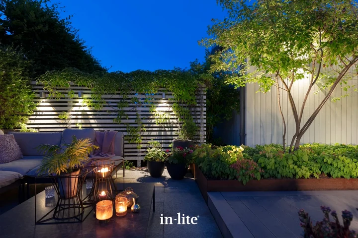 In-Lite Ace Down Wall 12V - Rosé Silver