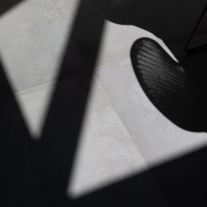 GeoCeramica® Concreet 60x60x4cm Silver