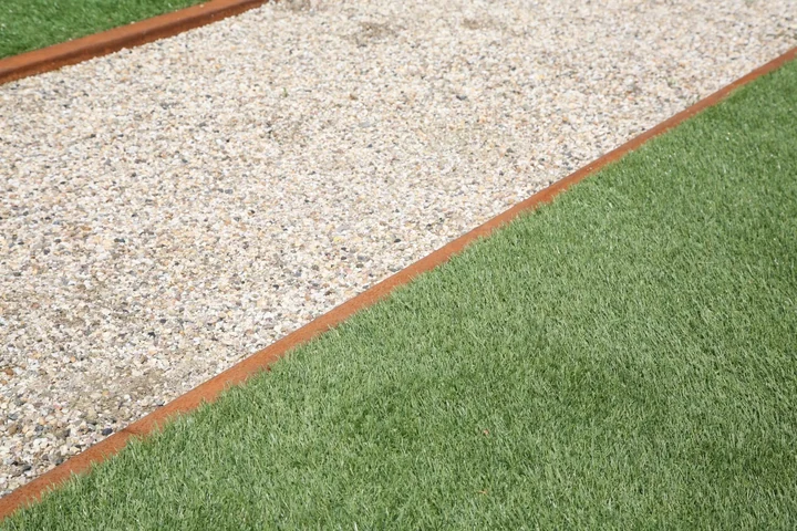 Overzetprofiel Opsluitband 6cm Gelijkz. 220x4x4x6,5 Corten