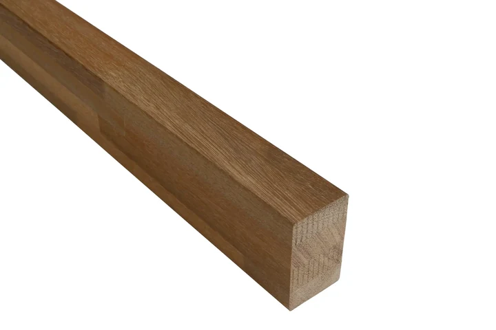 Bangkirai regel glad fingerjoint gelam.Premium 6cm