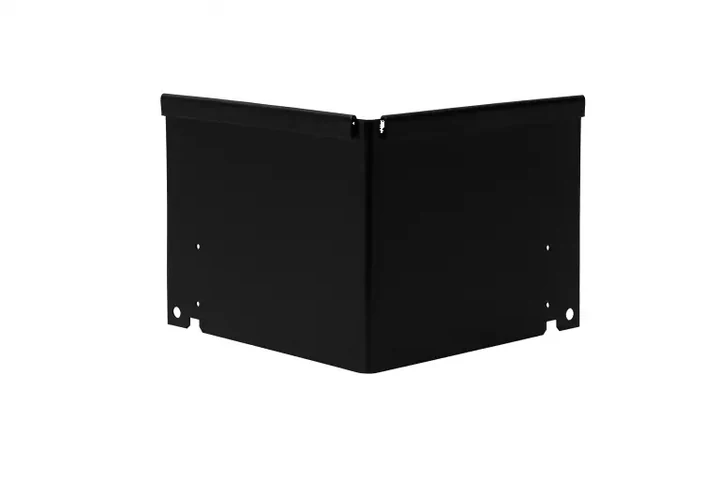 Kantopsluiting Flex Hoek Inwendig 16, Zwart 20x16,5x20cm