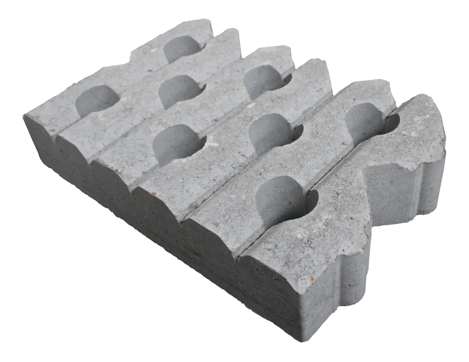 Grasbetontegel type B 40x60x12(60 cm. zijde vlak) K85911 vormklasse B BK15 60x40x12cm