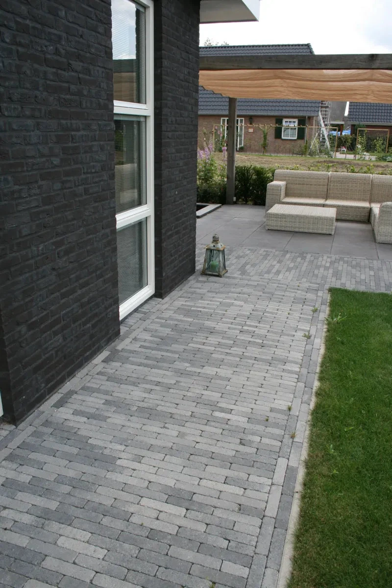Tambour 20x5x7 smook 7x5x20cm Grijs, Zwart