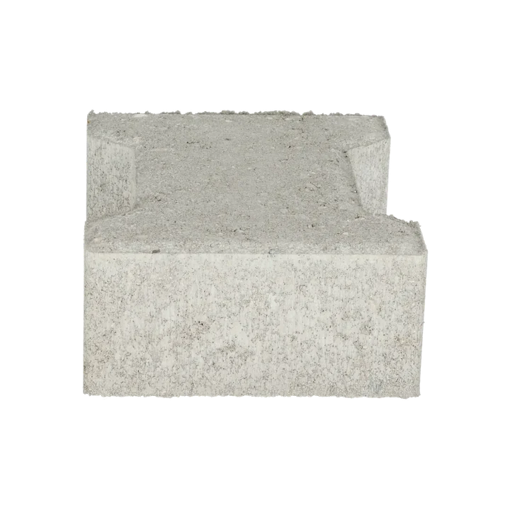 Ecotop Base H-verbandsteen 20x16,4/11,7x8 normaal facet grijs KOMO PL2 20x16,4x8cm Grijs