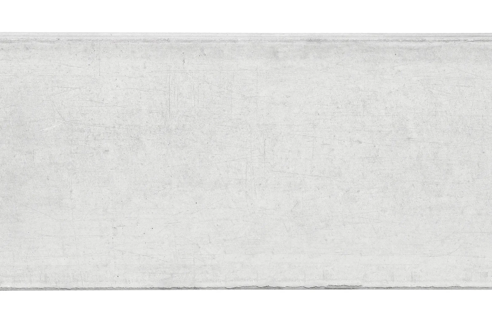 Beton-onderplaat Zaan wit/grijs H24xD3,5xL180cm 24x3.5x180cm Grijs,                                                             Wit